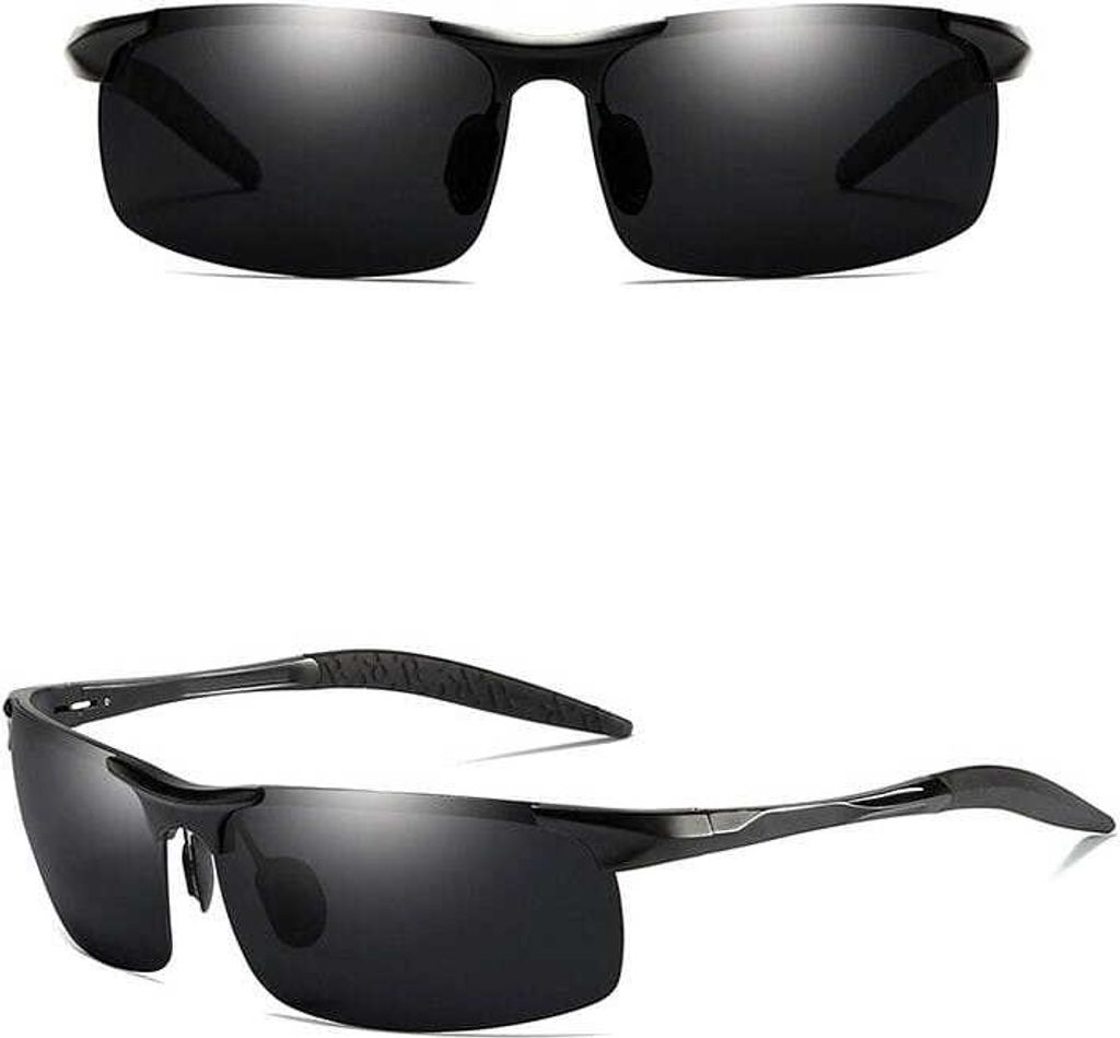 J&W platz polarisierte sportbrille Pera schwarz gläser