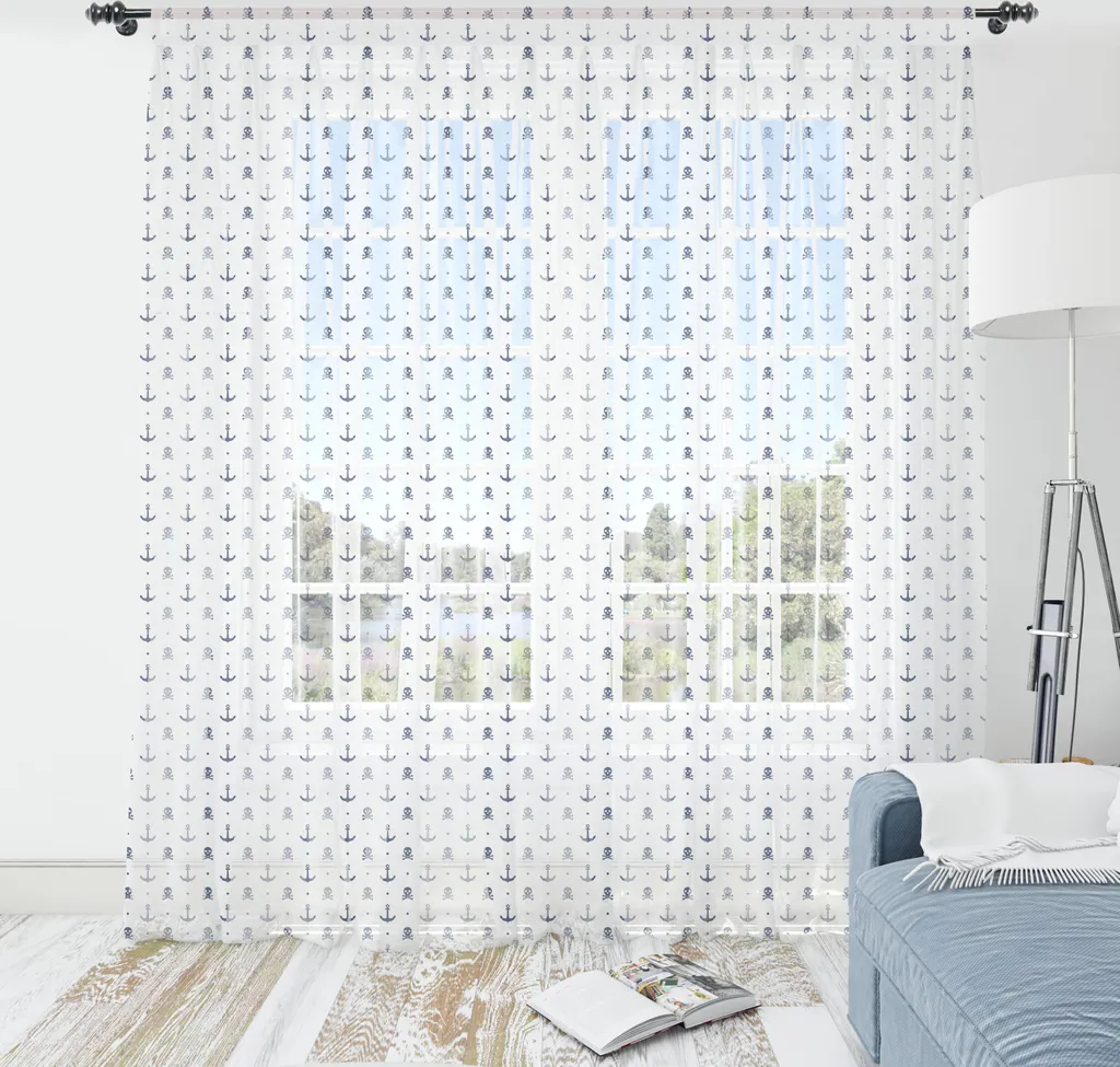 Arazzo Gigante Pirati 160x274 - ABAKUHAUS Decorazione Horror Blu
