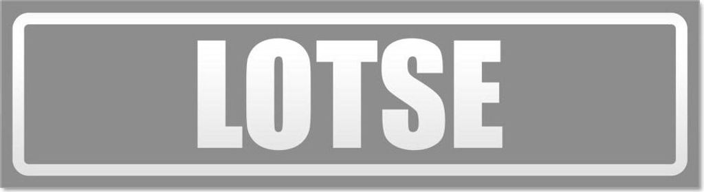 Kiwistar - Autoaufkleber - Grau - 30 x 8 cm - LOTSE invertiert - Hinweis Aufkleber Sticker für Auto, Kfz, Fahrrad, PKW, LKW