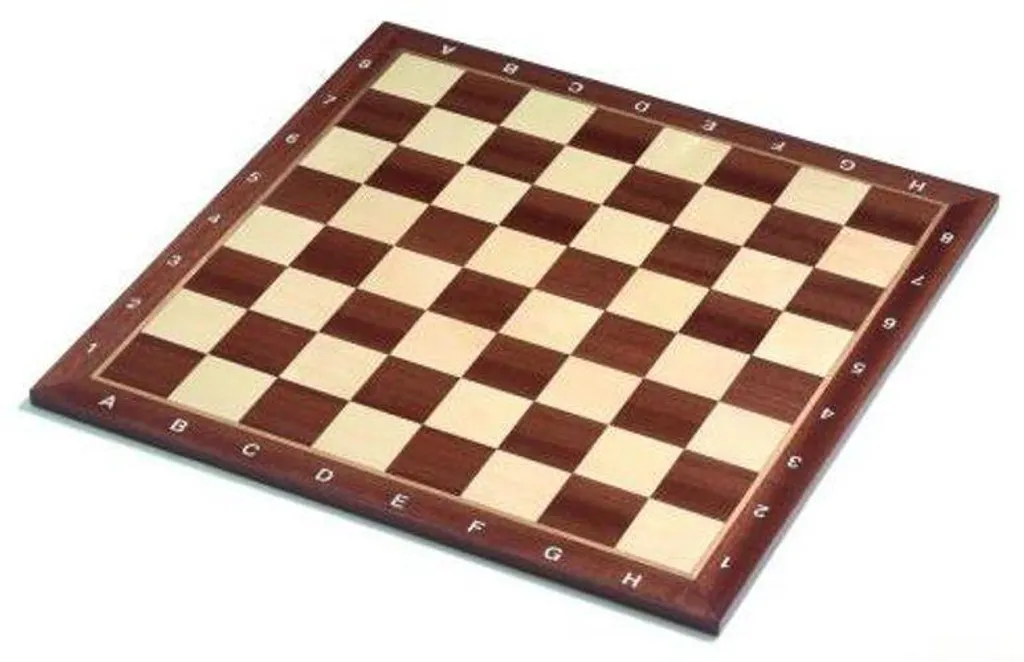 HOT Games Échiquier en Acajou et Érable Incrusté 48cm Case 50mm