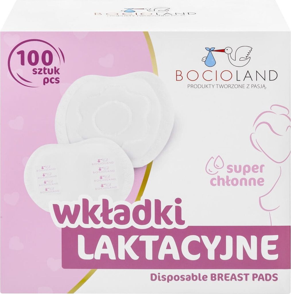 Wkładki laktacyjne SuperAbsorbent 100 szt. / Bocioland Zdjęcie produktu 