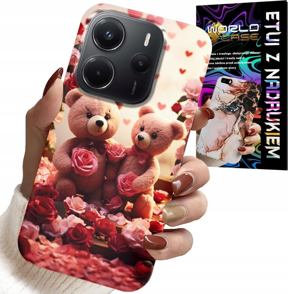 Gehäuse Für Xiaomi Note 14 4G - Teddybären, Liebe Dich, Herzen Viele Gehäusedesigns