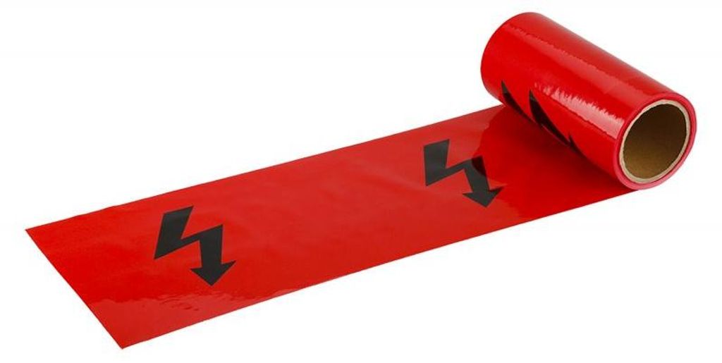 Levior Fólia výstražná el, vedenie 22cm x 50m x 0, 07mm Obrázok produktu 