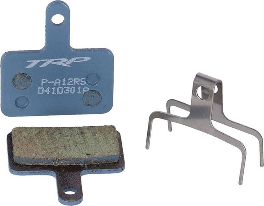 TRP P-A12RS Bremsbelag resin für 2-Kolben-Sattelscheibenbremse, 3-teilig (1 Set)