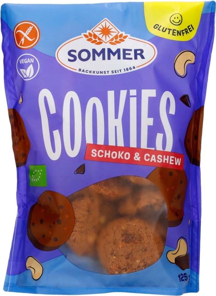 Sommer Cookies Schoko & Cashew 125g