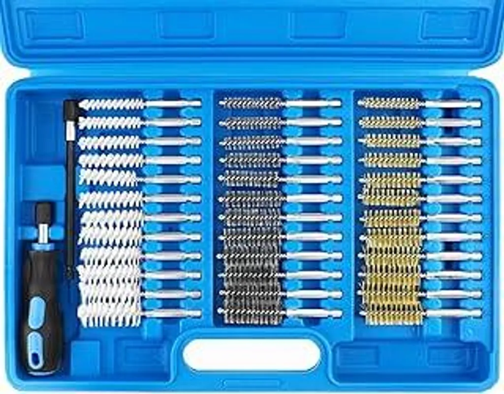 Kit 38 Spazzole Metalliche e Nylon per Trapano - Pulizia Profonda Tubi