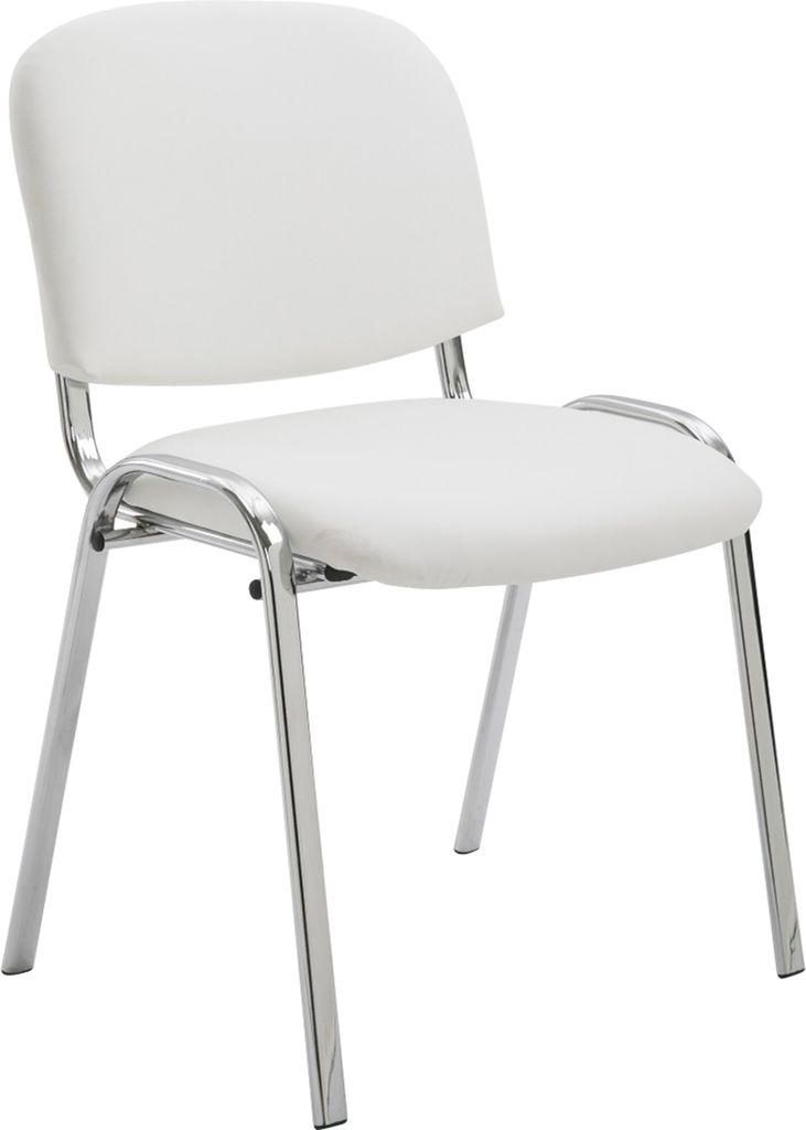 CLP Stuhl Ken Chrom Kunstleder stapelbar und mit modernem Produktbild 