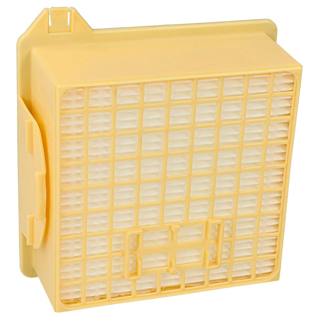 vhbw Staubsaugerfilter kompatibel mit Vorwerk Tiger VT260, 260, VT-260 Staubsauger - HEPA-Filter Gelb Weiß