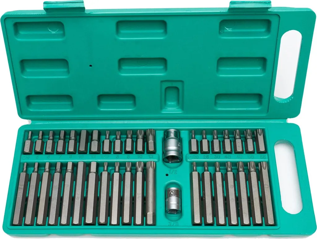 WIESMANN 80034 Kit 40 Chiavi a Bussola e Inserti Lunghi Professionali