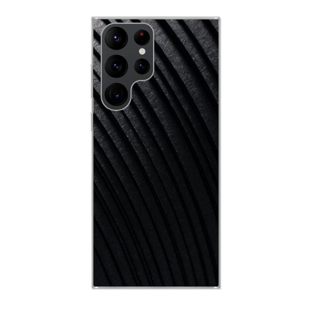 MuchoWow Handyhülle Schutzhülle Hülle für Samsung Galaxy S22 Ultra Papier - Farbton - Abstrakt Silikon Softcase Handy Hülle - Abbildung