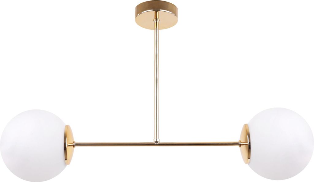 Elegante Goldene Hängelampe – Moderne Deckenlampe Kronleuchter im Glamour Design