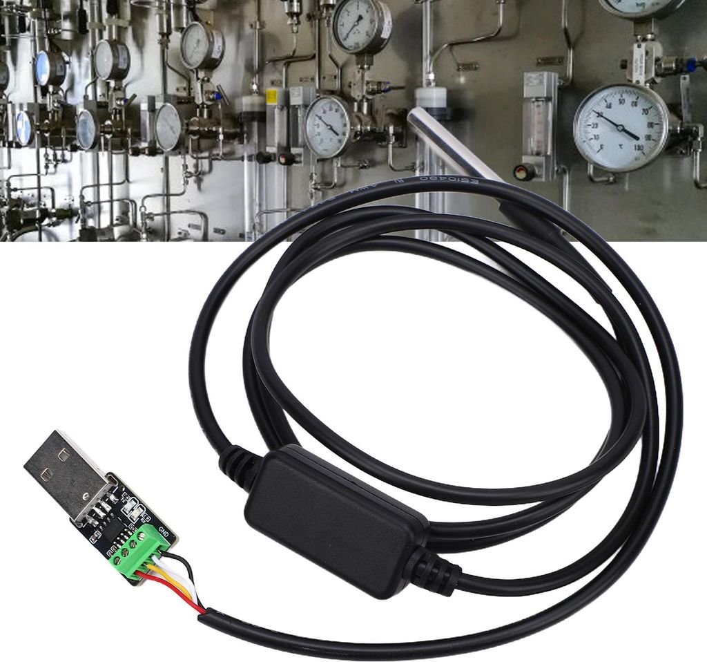 Digitaler Temperatursensor 2 in 1 USB PC TTL Messsystem V2.0 Automatische Identifikation Plug and Play LTMOD-DS1