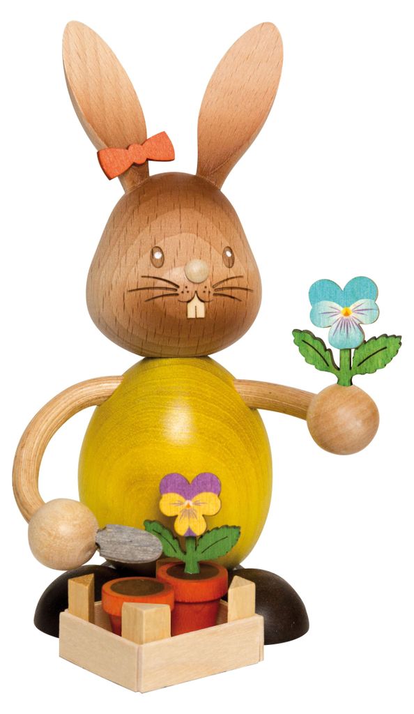 Drechslerei Kuhnert - Dekofigur aus Holz - Hase Stupsi mit Produktbild 