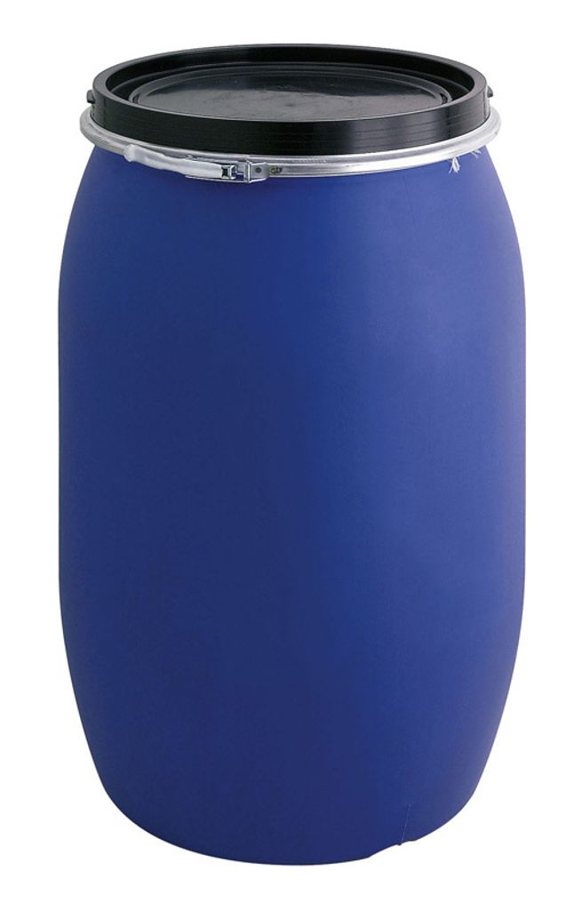 Tonne aus Kunststoff 120 Liter Blau, Schwarz   VB 205001