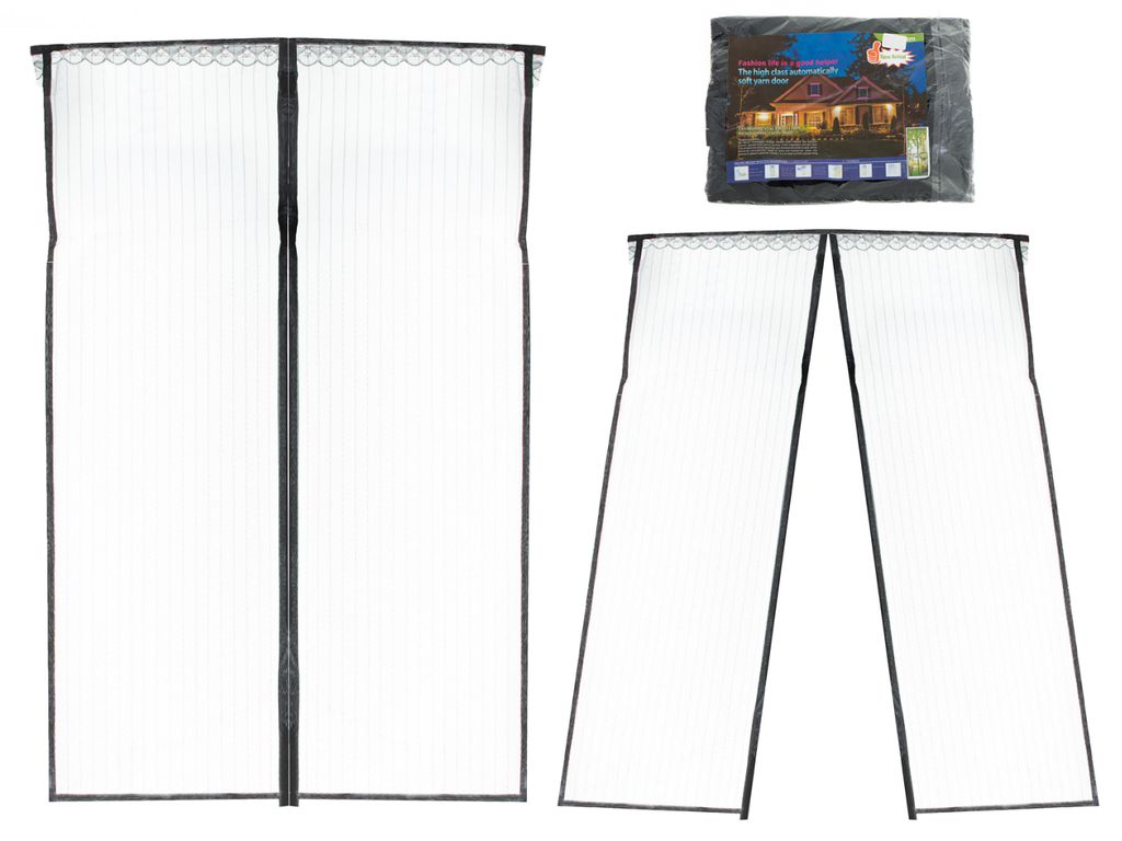 KIK KX6127 Magnetická síť proti komárům na dveře 85x210cm Obrázek produktu 
