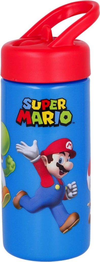 Bouteille d'eau Super Mario Rouge Bleu (410ml) Image du produit 