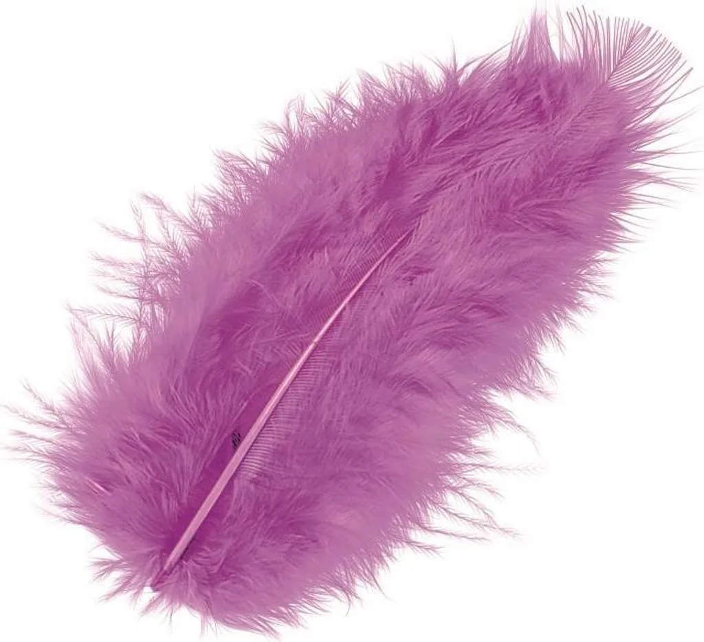 Knorr Prandell 216619282 Plumes de Marabout Violettes 10cm Lot de 10