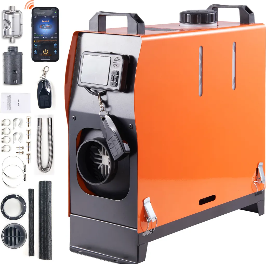 Riscaldatore Aria Diesel 8kW 12V Professionale SucceBuy Bluetooth