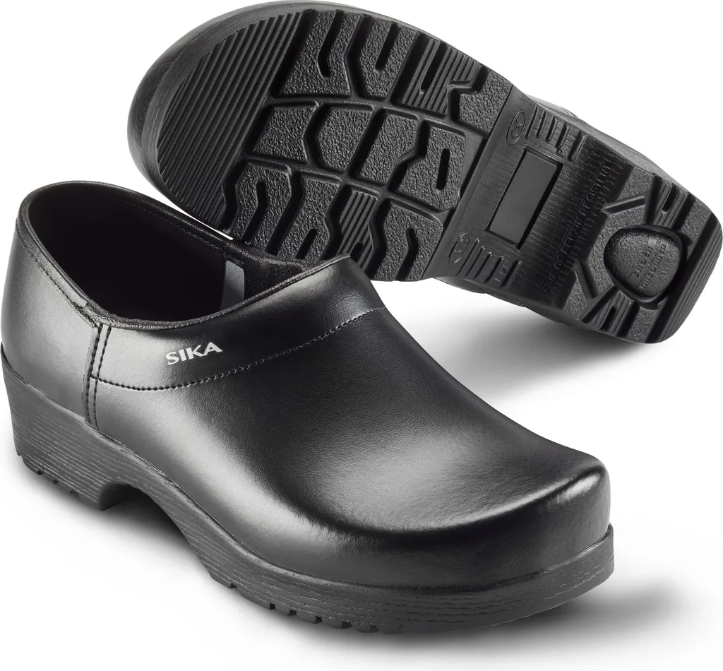 Sabot de Travail Sika 1185 Flexika en Cuir Antidérapant à Talon Fermé