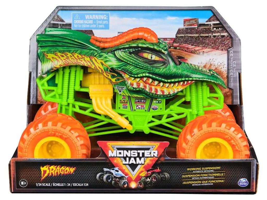 Monster Jam , Dragon Monster Truck im Maßstab 1:24, Produktbild 