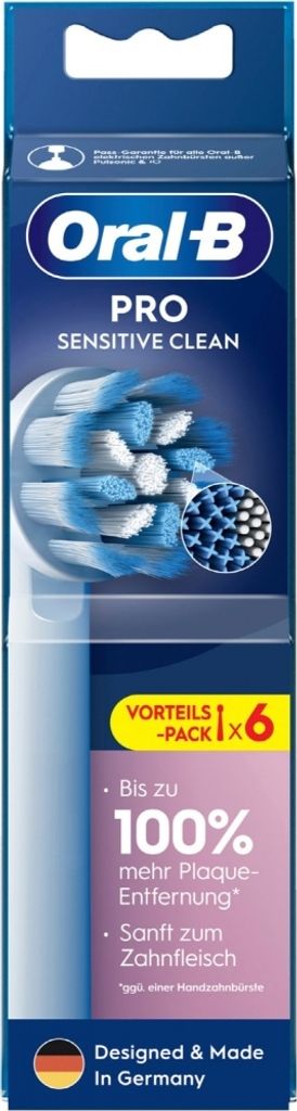 Oral-B Aufsteckbürsten Pro Sensitive Clean 6er Produktbild 3
