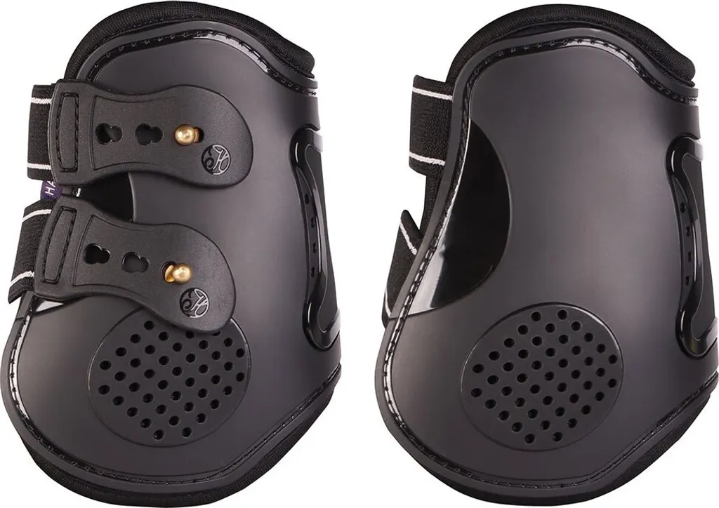 Protection de Têtière Elite-r Noir Full Harry's Horse pour Filet Noir