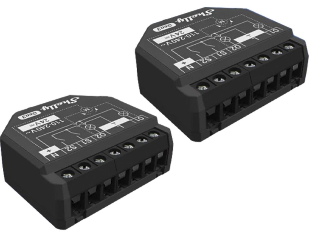 Shelly 2PM Gen3, Relais, (2 Kanäle,  2er Pack) Produktbild 