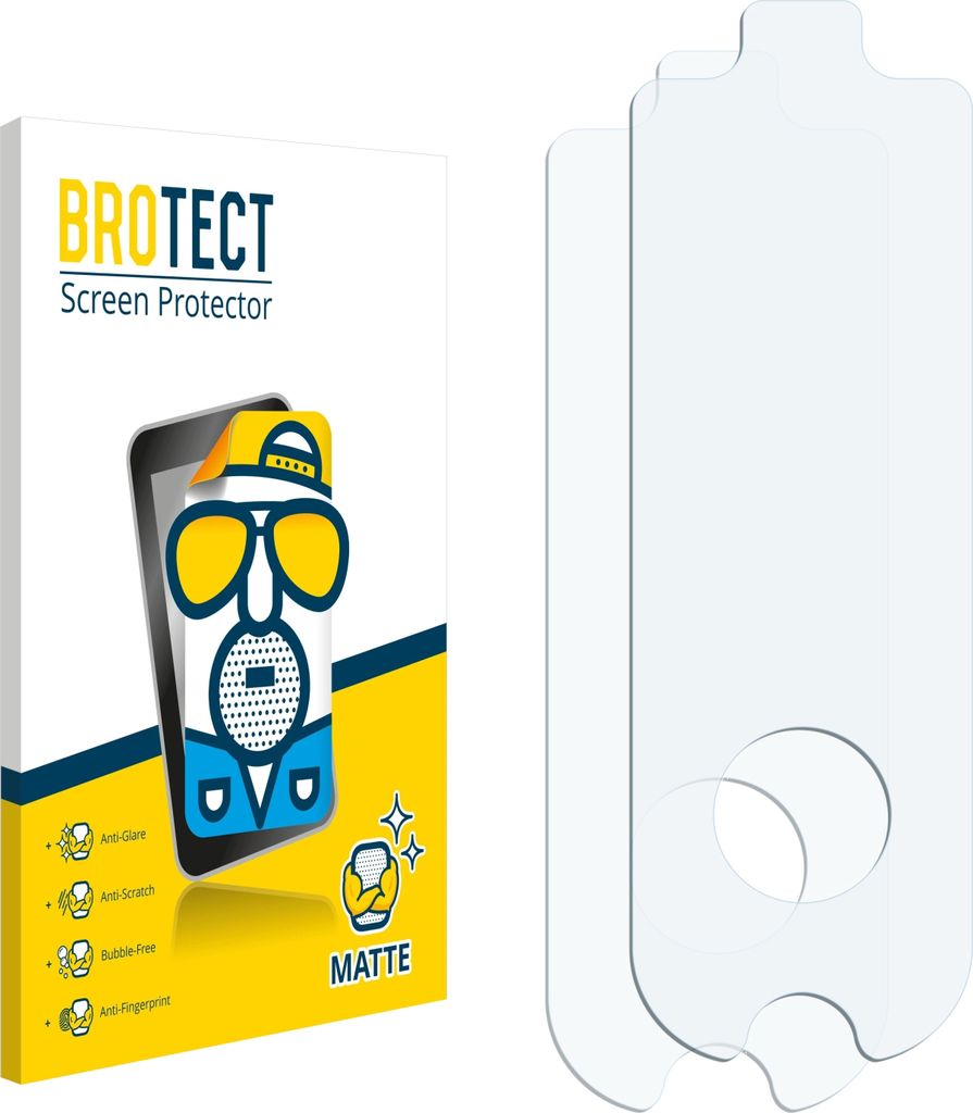 2x BROTECT Schutzfolie für Segway Ninebot KickScooter MAX G2D Displayschutz Displayschutzfolie Folie Matt Entspiegelungsfolie