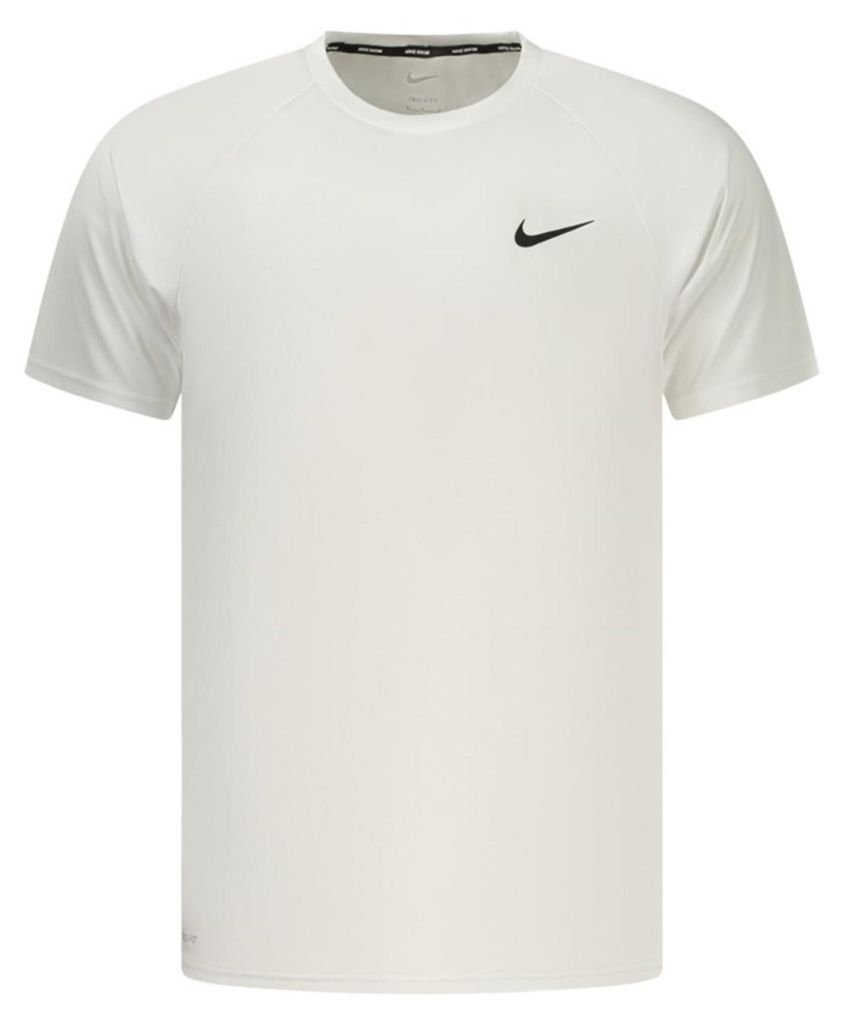 Herren Kurzarm T-Shirt Weiß - Rundhals, Dri-FIT, Logo-Druck Produktbild 