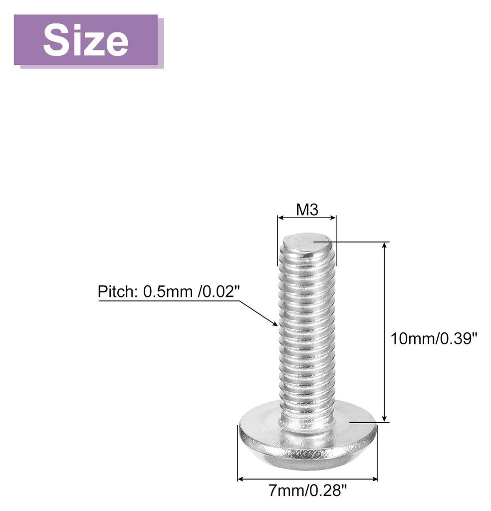 20 Stš¹ck Selbstschneidende Schrauben M3x10mm Phillips Flachkopfschrauben, 304 Edelstahl Kreuzschlitz Selbstbohrschrauben, Vollgewinde Blechschra...