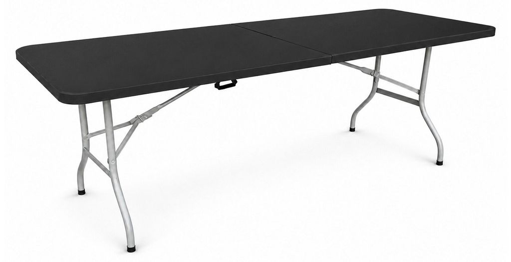 Aga Garten Klapptisch 240x74x74 cm Schwarz Produktbild 