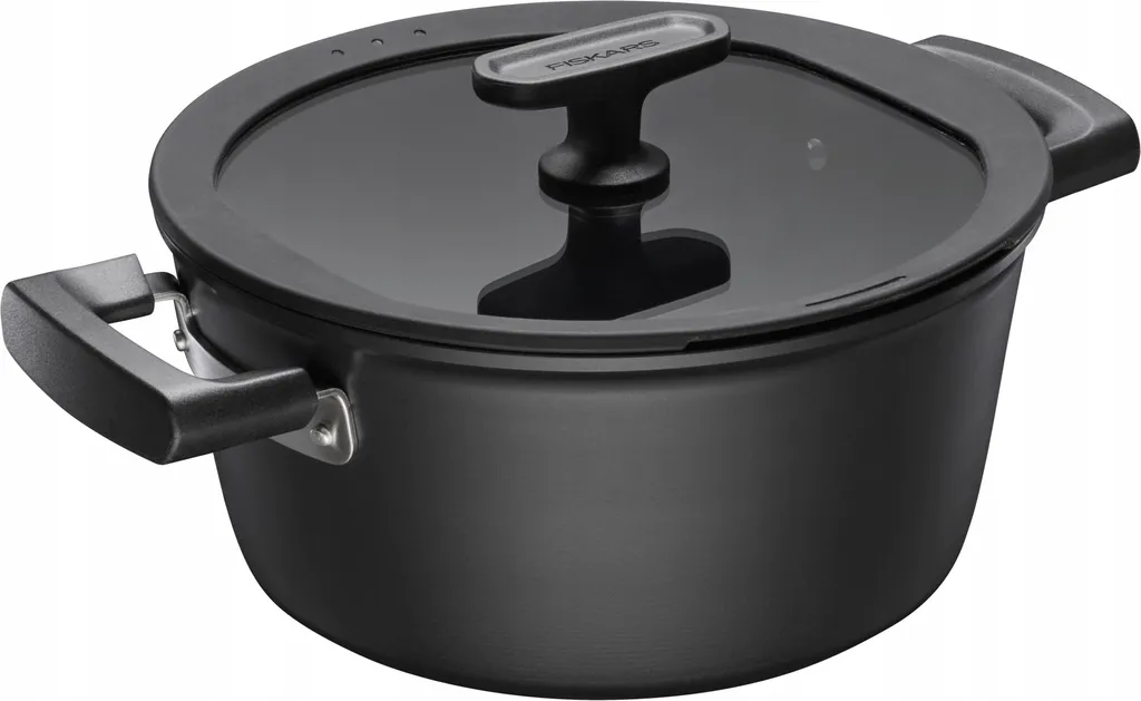 Pentola Sostenibile Fiskars Hard Face 3,5L - Alluminio 100% Riciclato