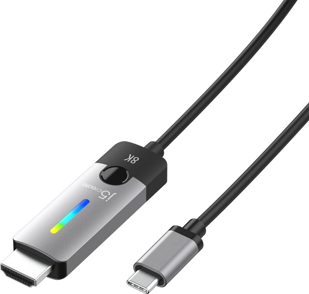 j5create JCC157-N USB-C -zu-HDMI 2.1-8K-Kabel