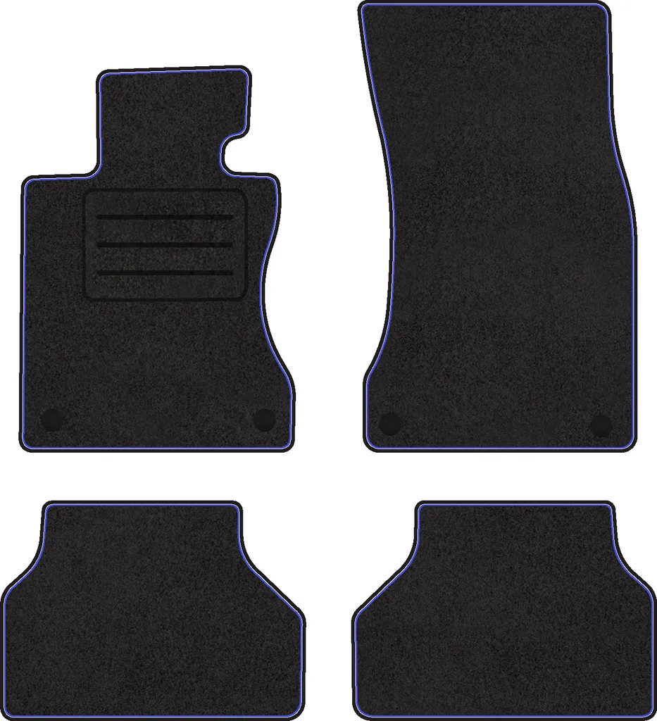 Set Tappeti Velluto per BMW Serie 5 E60 2003-2010 - Linea Elite - 2