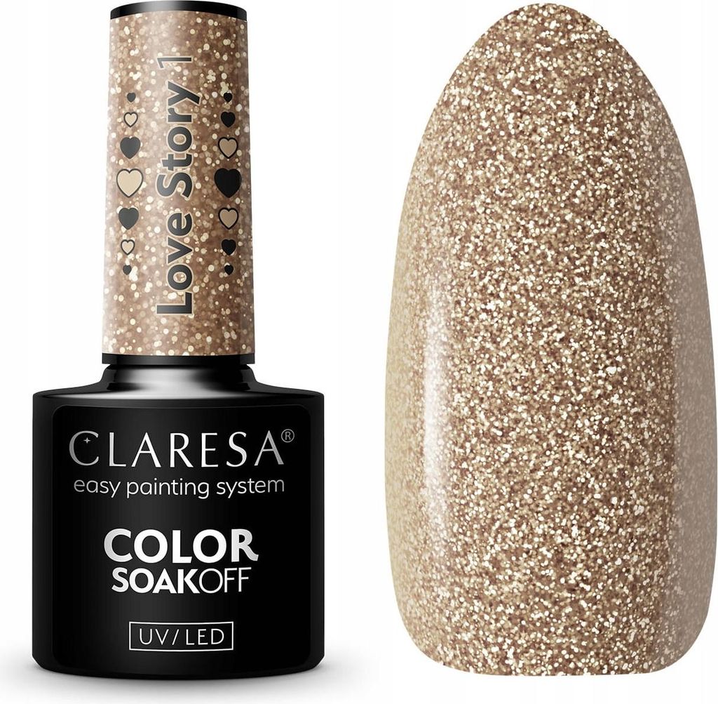 CLARESA Hybrid-Gel-Nagellack LOVE STORY 1 - 5g