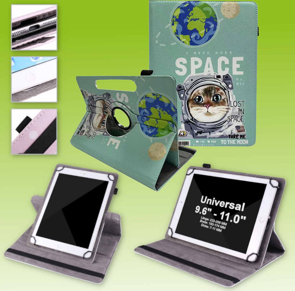 Für Xiaomi Mi Pad 5 / 5 Pro 11.0 Zoll 360 Grad Motiv 20 Tablet Tasche Kunst Leder Etuis