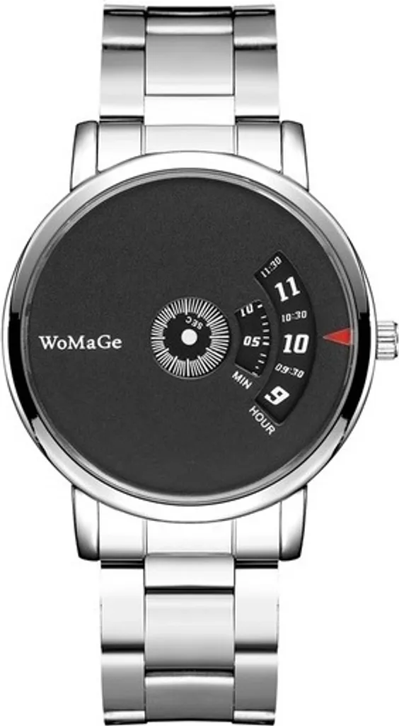 Orologio Owen KP22631 Argento e Nero: Accessorio Uomo Business