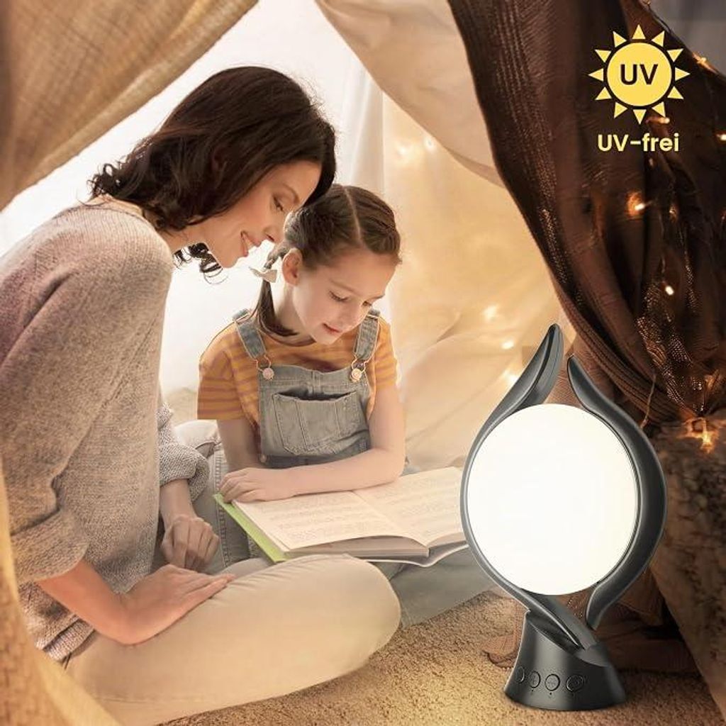 Tageslichtlampe 10000 Lux,Lichttherapielampe mit 3 Produktbild 
