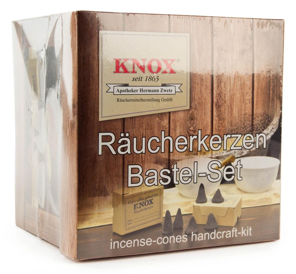 KNOX - Bastelset Räucherkerzen für die eigene Herstellung von bis zu 50 Stück - inklusive Anleitung - 019255