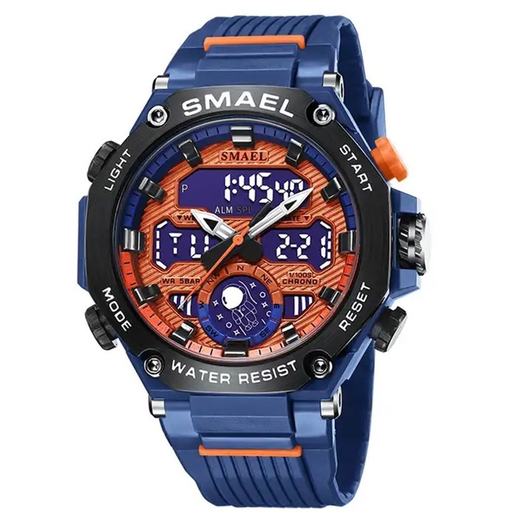 SMAEL Kenzo Uhr für Herren – Sportlich, Elegant und Funktional in Blau KP29483