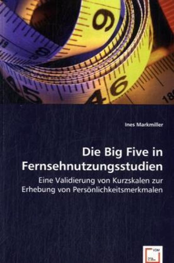 Die Big Five in Fernsehnutzungsstudien