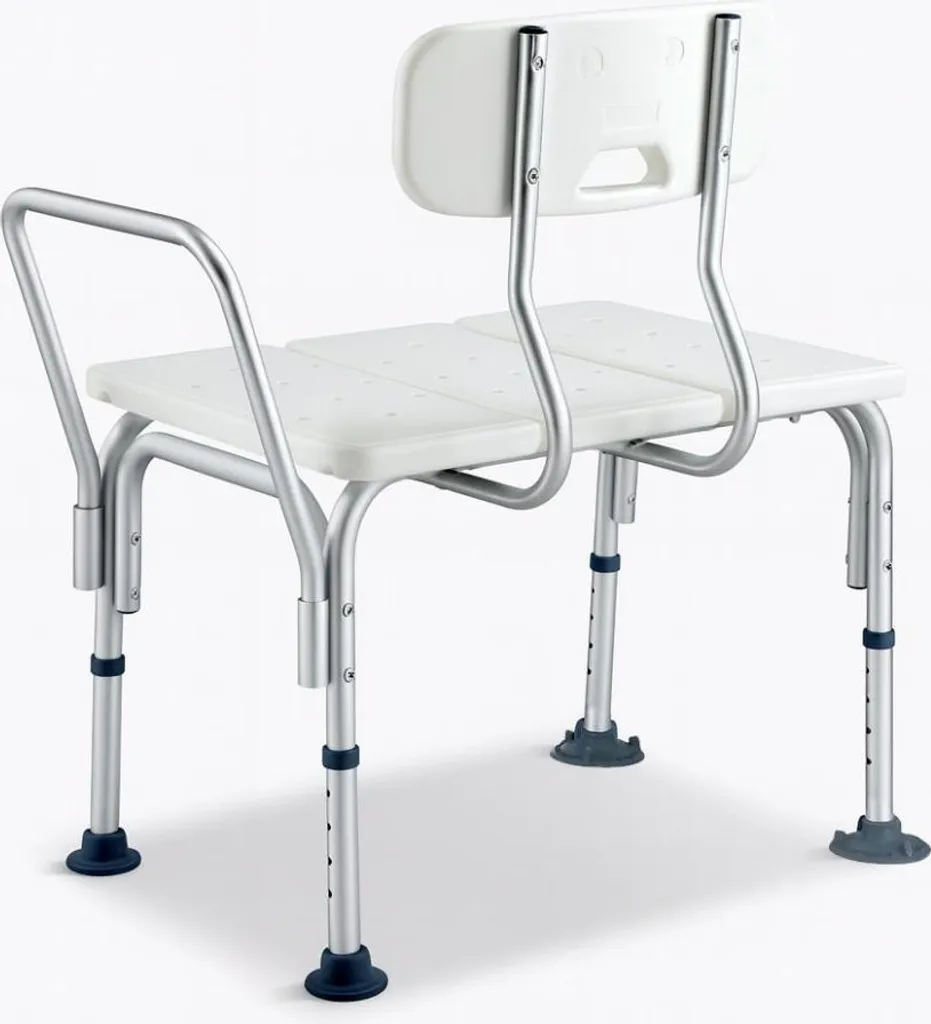 Siège de bain ergonomique réglable Linomag avec dossier réversible