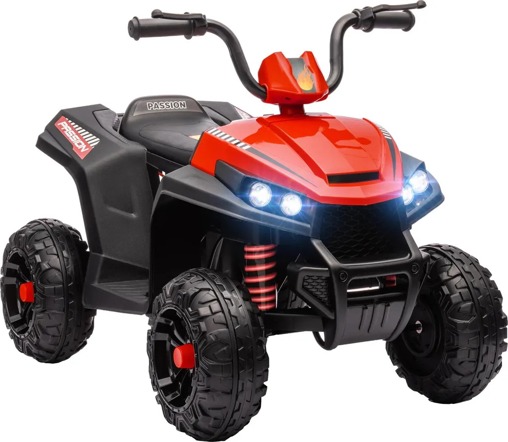 VTT électrique 4 roues pour enfants 3-6 ans avec musique et phares