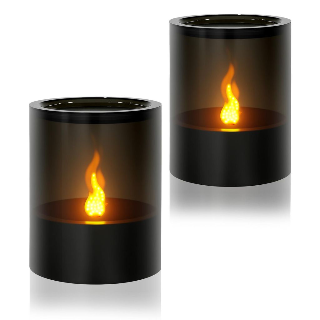 LED Weihnachten Kerzen Flammenlose LED Kerzen, 2er Set, mit Produktbild 