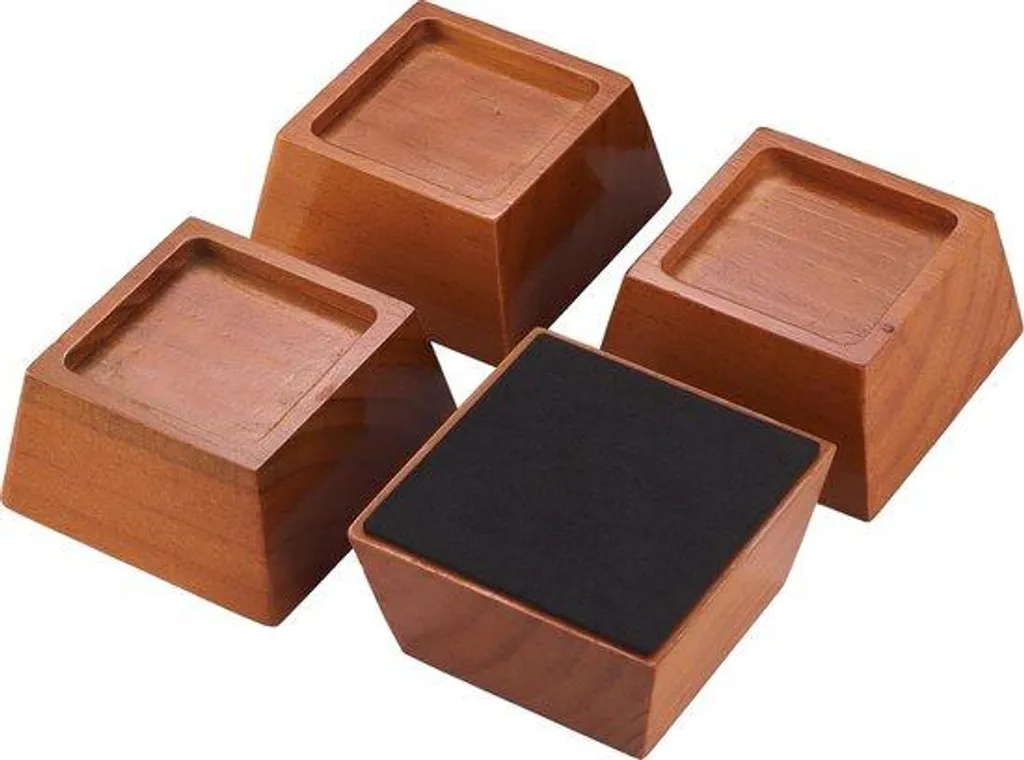 Supports pour levier en bois d'épicéa - 2 pouces - Lot de 4 robustes
