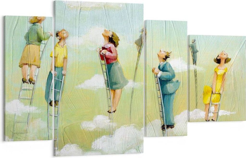 Bild auf Leinwand - Leinwandbild - Abstraktion modern - Produktbild 