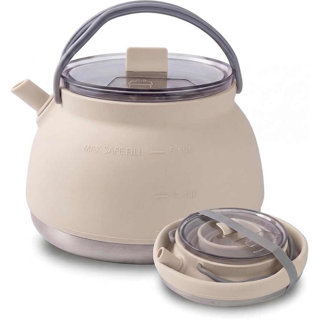 Faltkessel 1,5L Camping Wasserkocher, faltbar & Produktbild 