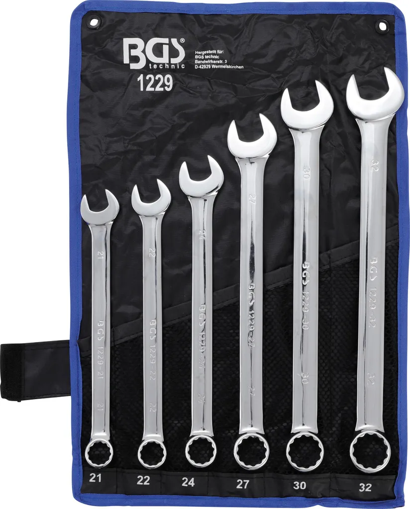 Débloquez tout boulon avec les clés mixtes XXL BGS 1229 de 21 à 32 mm
