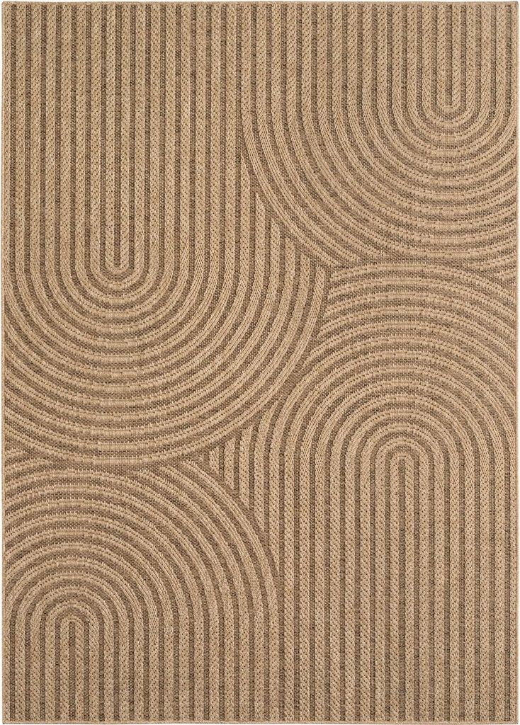 80x150 cm Tappeto Timber 1401 beige - per l'esterno e la Immagine del prodotto 
