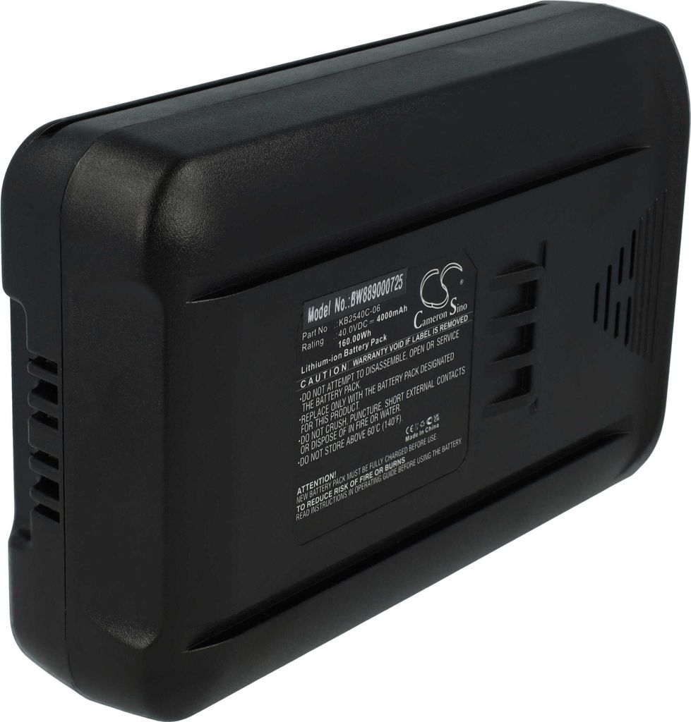 vhbw Akku kompatibel mit Kobalt 40V Max Hedge Trimmer, 40V Max Chainsaw, 40V Max Mowers Rasenmäher Akku-Gartengerät (4000mAh 40V Li-Ion)